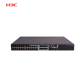 新华三 H3C S5130S-28S-HPWR-EI-AC L2以太网交换机主机,支持24个10/100/1000BASE-T  