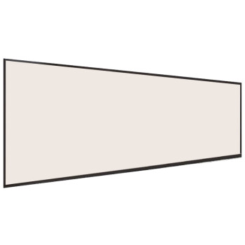 洛港黑色边框120x240cm 磁性软白板墙贴双层会议磁吸写字板可擦自粘白板