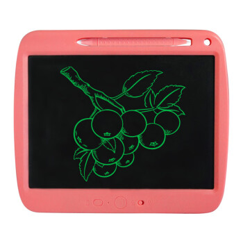 吉瑞恩斯（JARANCE）液晶写字板 儿童彩色涂鸦卡通小画板 lcd可充电手写板 9吋可充电粉色局部擦单色