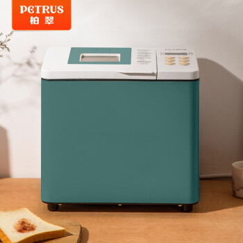 柏翠（petrus）  面包机 全自动家用小型烤蛋糕馒头早餐面包机和面多功能吐司 PE6680 绿色