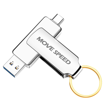 移速（MOVE SPEED）512GB USB3.2/Type-C双接口 两用手机电脑u盘 高速传输 OTG 安卓苹果笔记本电脑通用优盘 灵动系列