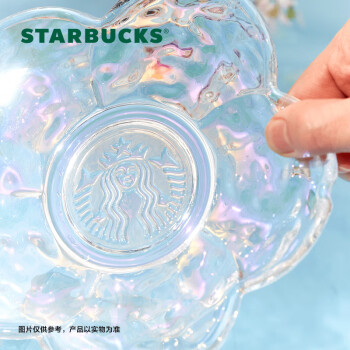 星巴克（Starbucks）漫步春日系列碗盘组玻璃餐具套装家用碗碟饭碗甜点盘子乔迁送礼物