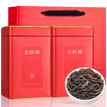 福茗源乌龙茶 武夷岩茶大红袍 浓香型特级250g中火礼盒装茶叶新茶自己喝