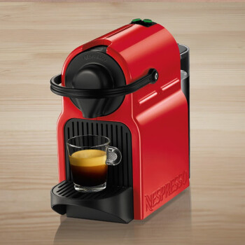 晶讯 胶囊咖啡机 Inissia意式家用小型迷你 全自动便携式咖啡机 C40 红色