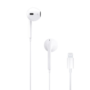 恩科(ENKOR) 苹果耳机Lightning扁头入耳式有线手机耳机适用iPhone13/7/8plus/XS/Max/XR/11/12mini Pro iPad