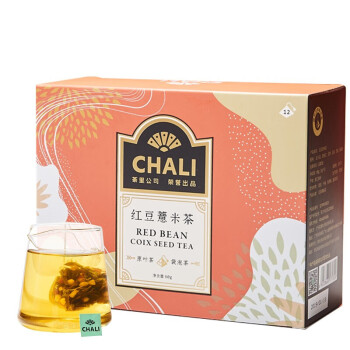 CHALI茶里 红豆薏米茶芡实茶薏仁茶茶叶茶包花茶男女冷泡茶 60g12包/盒