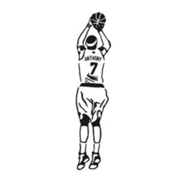 墙贴墙上窗户贴纸乔丹詹姆斯欧文海报nba篮球球星墙贴学生宿舍墙壁