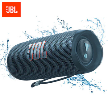 JBL便携蓝牙音箱低音炮FLIP6音乐万花筒六代防水防尘充电独立长续航高颜值音箱 蓝色