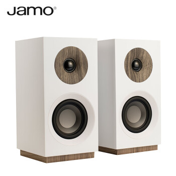 尊宝（Jamo）S 801 音响 音箱 studio系列 2.0声道木质无源家庭影院书架式环绕音箱（白色）