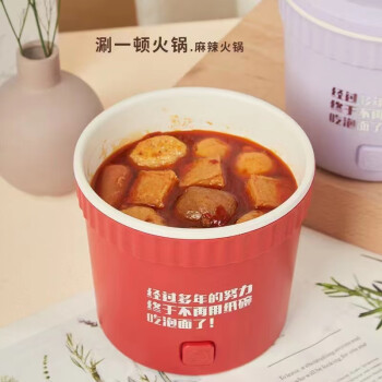 锦知兴1.2L 网红料理锅 精致一人食 焖面+煮粥+炖汤+涮火锅+炸串+煮粽子