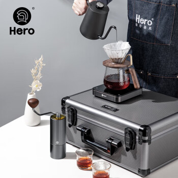 Hero豪华旅行套装顶配版手冲咖啡套装户外便携手摇磨豆机礼盒套装