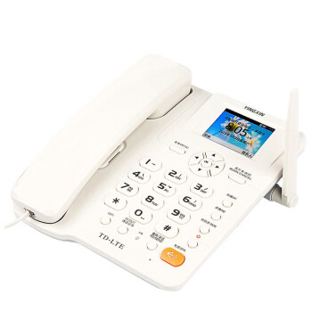 YINGXIN盈信 电话机 8型全网通4G插卡 黑名单无线蓝牙通话老人固定电话座机 白色