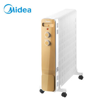 美的（Midea）电暖器 电油汀家用加宽暖气片智能恒温电暖气干衣加湿加热升温油酊 HYW30GW【企业专属】   