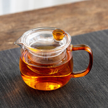 雅集玻璃茶壶耐高温加厚家用带过滤内胆茶水分离泡茶壶