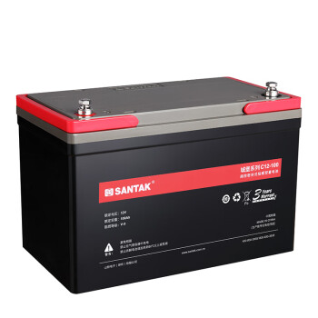 山特（SANTAK） UPS电池铅酸蓄电池免维护12V100AH C12-100AH蓄电池