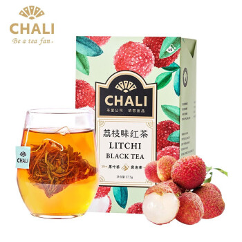 茶里（ChaLi）荔枝红茶袋泡茶 三角包调味茶（2.5g*15包）