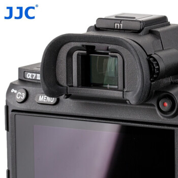 JJC 适用索尼A7R4 A7R3 A7M3眼罩SONY A7RM4 A73 A7R2 A7M2 A7S2 A9II微单相机取景器罩 接目镜配件