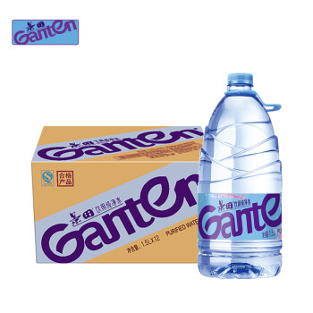 景田 饮用纯净水 1.5L*12瓶 整箱装 会议办公用水 家庭健康饮用水