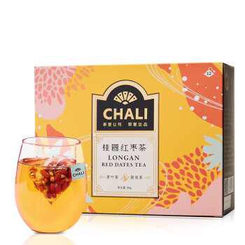 CHALI茶里公司 茶叶 养生茶 红枣枸杞桂圆茶90g茶包袋泡茶12包/盒
