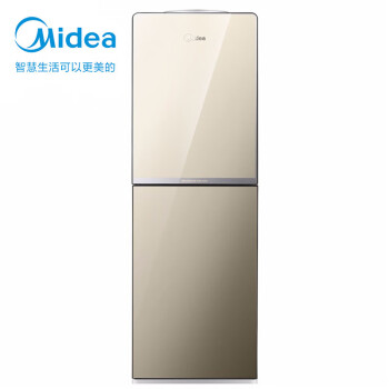 美的（Midea）饮水机家用办公立式双开门柜式饮水器 YD1518S-X 金色 冷热型