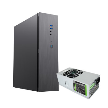 GAMEMAX 商祺S1黑色8L电脑机箱电源套装EMI信创（可定制/Matx/USB3.0/配275W/配风扇/商用系统集成）