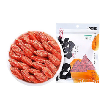 杞里香食品 特优有机枸杞100g/袋装有机泡茶苟杞子 010154   4袋起售