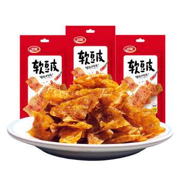 卫龙 亲嘴豆皮(川香麻辣味)60g*30包 办公室解馋童年小吃休闲零食