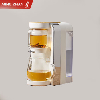 鸣盏即热茶饮机泡茶饮水机器茶具套装家用电热水壶办公全自动上水 MZ-906