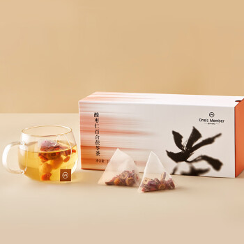 1号会员店酸枣仁百合茯苓茶210g（7g*30袋）三角包袋泡茶 独立便携包装
