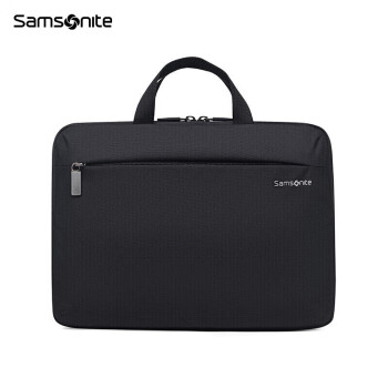 新秀丽手提电脑包14英寸单肩斜跨包 Samsonite苹果笔记本内胆包BP5黑色