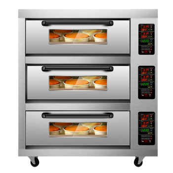 喜莱盛大型烘焙烤箱商用 披萨面包蛋糕月饼地瓜电烤箱三层九盘 380V电压XLS-K39S