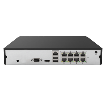 HIKVISION海康威视 硬盘录像机监控主机NVR8路高清POE网线供电单盘位支持6T硬盘手机远程DS-7808N-F1/8P