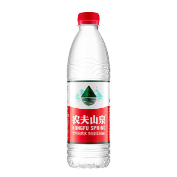 农夫山泉（HWM） 饮用水 饮用天然水 550ml 普通装 1*15瓶整件