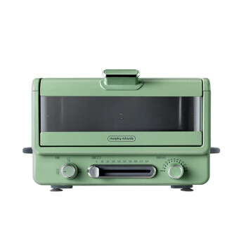 摩飞 小魔箱电烤箱家用小型烘焙煎烤一体多功能锅台式烧烤机蛋糕烤箱 MR8800清新绿