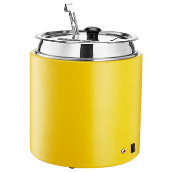 宏尔电子暖汤煲304内胆商用暖汤炉电加热自助餐保温炉汤桶汤锅27*30cm 10升
