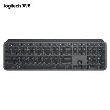 罗技（Logitech）大师系列 MX Keys S无线蓝牙键盘 超薄全尺寸 人体工学 智能背光 预设指令升级 带无线接收器 黑色