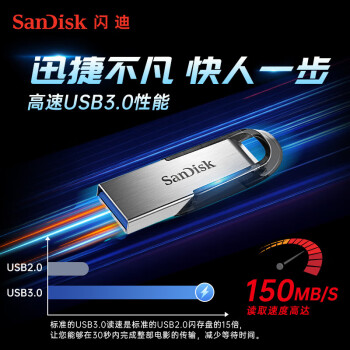 闪迪 (SanDisk) 16GB U盘CZ73酷铄