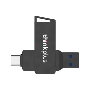 ThinkPad 联想thinkplus USB-C&USB3.0双接口旋转闪存盘优盘U盘 MU251双接口闪存盘【32G】