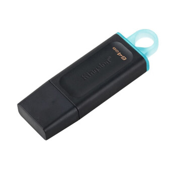 金士顿（Kingston）64GB USB3.2 Gen 1 U盘 DTX 时尚设计 轻巧便携 蓝色