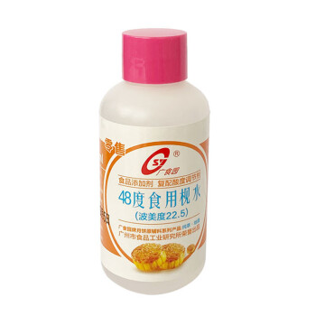 广食园  月饼辅料粽子糕点酸度调节48度食用视水60ml/瓶  20瓶起售