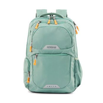 美旅箱包潮酷双肩包时尚休闲运动多功能收纳书包大容量旅行背包QI5绿色