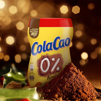 ColaCao酷乐高 西班牙纯进口 低糖可可粉 牛奶热巧克力奶茶  早餐代餐冲饮  300G/罐