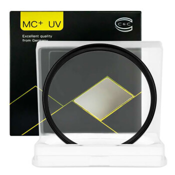 C&C MC UV镜58mm单反相机镜头保护滤镜 双面多层镀膜 适用佳能18-55 200D二代 90D 850D 800D相机 富士XS10