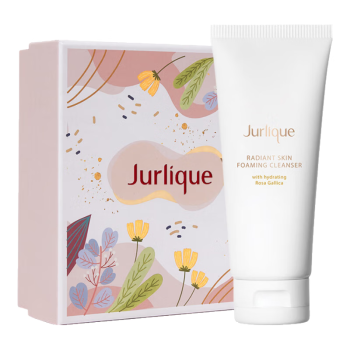 茱莉蔻（Jurlique）玫瑰亮颜泡沫洁面乳80g礼盒 温和清洁净透肌肤补水保湿护肤品 