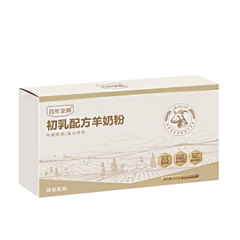 百年龙腾羊奶粉 高钙羊初乳400g 免疫球蛋白 中老年女士成人 送礼