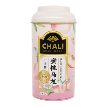 CHALI茶里蜜桃乌龙茶68g铁罐装 苹果蜜桃乌龙茶组合型花果茶