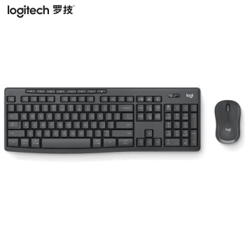 罗技罗技MK370 商务无线蓝牙键鼠套装 办公鼠标键盘 全尺寸 带bolt接收器 黑色