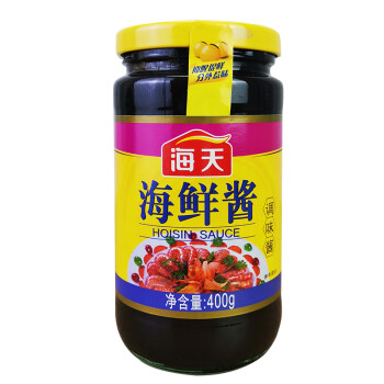 海天 火锅蘸料点蘸烧烤料家用调味酱鲜香 海鲜酱400g/瓶 4瓶起售BS