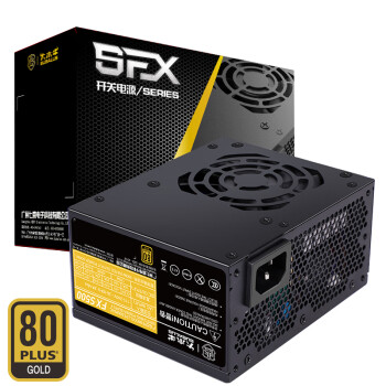 大水牛（BUBALUS）额定500W FX-S500 SFX电源（80PLUS金牌/全模组/ITX小主机电源/日系电容/温控风扇） 