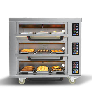 格盾大型烘焙烤箱商用 披萨面包蛋糕月饼地瓜烤箱 商用电烤箱 三层九盘【380V】GD-KX07